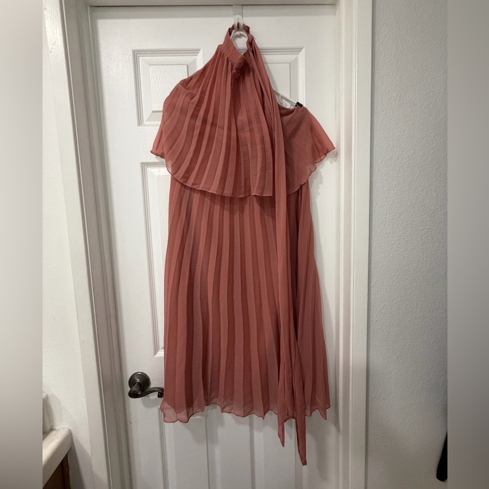 ASOS Blush Halter Dress
